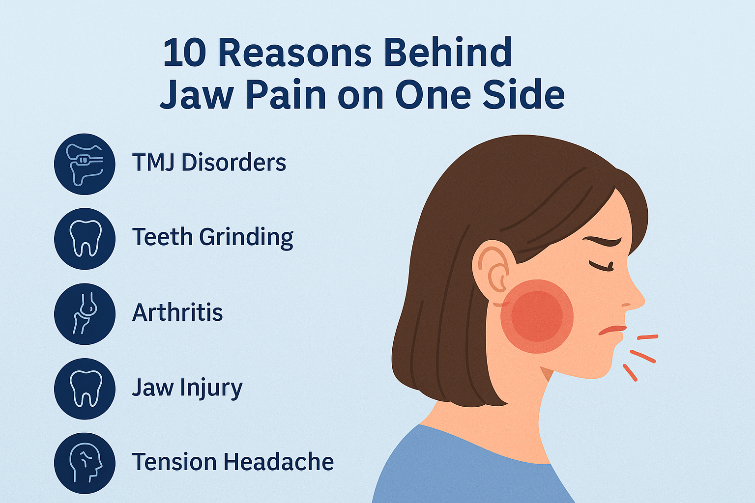 10 Reasons Behind Jaw Pain on One Side